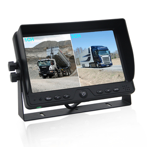 Monitor de Coche VD de 9 Pulgadas con Pantalla Dividida de 2/4/6 Canales AHD1080P y DVR con Conector de Aviación de 4 Pines para Cámara de Vehículo y Cámara de Reversa - Product Image 1