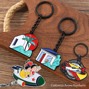 Regalo di affari promozionali personalizzare portachiavi in lega di metallo con lettere di smalto grazie ai regali del prodotto portachiavi personalizzati per le imprese - Product Image 3