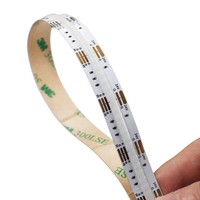 Bande lumineuse LED flexible 24V 5050 RGB changeante, étanche IP65, éclairage LED 840 LED/m blanc chaud pour la décoration de la maison, de la télévision et des hôtels