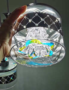 Lampu gantung LED Modern, lampu gantung kaca led untuk meja makan dapur ruang tamu lampu gantung (2260/3 + 1) - Product Image 6