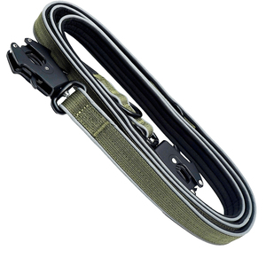 Correa reflectante manos libres para perros, correa táctica cruzada para correr con doble clip de liberación rápida para perros medianos y grandes - Product Image 4