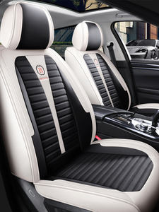 Housses de siège de voiture en cuir pour <span class=keywords><strong>Mini</strong></span> <span class=keywords><strong>Cooper</strong></span>, couvre-siège complet de véhicule destiné aux enfants - Product Image 5