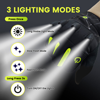 Gants LED avec 3 modes d'éclairage, unisexes, pour la conduite de nuit, la pêche, la réparation