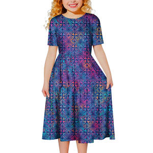 Pakaian Kustom Pulau Asia & Pasifik, Gambar Kustom, Pesta Ulang Tahun, Pakaian Prom, Pakaian Anak, Pakaian Kasual Samoa Polinesia, Rok Anak Perempuan, Gaun Aloha - Product Image 6