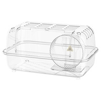 Cage à hamster en plastique style ciel étoilé, villa de luxe pour hamsters Teddy Bear et rats de compagnie, espace extra-large, facile à nettoyer