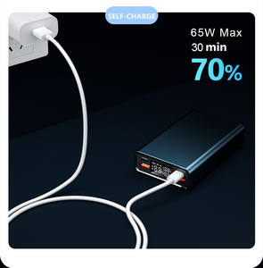 Banco de Energía Portátil de Metal de <span class=keywords><strong>15000</strong></span> <span class=keywords><strong>mAh</strong></span>, PD 65W, Alta Capacidad, para Laptop, Estilo Industrial, 20000 <span class=keywords><strong>mAh</strong></span> - Product Image 4
