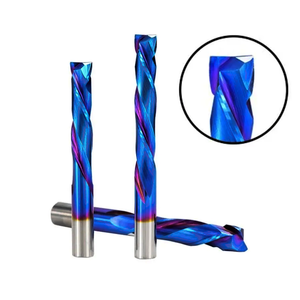 <span class=keywords><strong>Fraise</strong></span> à compression en carbure à 6 cannelures, revêtement Tin-Altin 8 mm, personnalisable OEM, pour le bois, portée 4-10 mm - Product Image 5