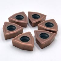 Vente directe usine – Inserts de fraisage CNC WCMX030208-WZ pour forets en U, pour usinage de l'acier, de l'acier inoxydable et des métaux moulés