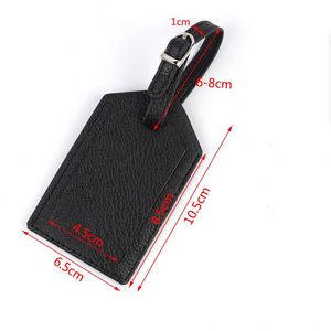 Colorful Luggage <b>Bag</b> Tags PU Leather Name Address ID Labels for Travel <b>Bag</b> Suitcase - Product Image 3
