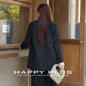 เสื้อเบลเซอร์ทรงหลวมสำหรับผู้หญิงไซส์ใหญ่ รุ่น Runqi แบบกระดุมสองแถว ความยาวปานกลาง แขนยาว ติดกระดุม  สวมใส่สบาย เหมาะสำหรับใส่ทำงานในออฟฟิศ - Product Image 3