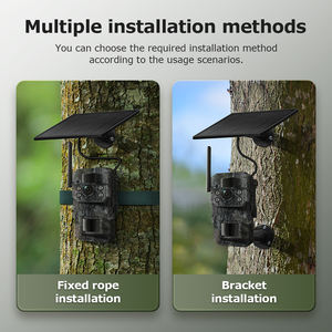 Caméra de surveillance solaire Ubox Pro avec télécommande 4G, batterie, audio bidirectionnel, <span class=keywords><strong>cloud</strong></span>, détection de mouvement PIR, vision nocturne claire - Product Image 4