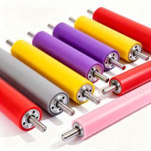 Rodillo de Goma de Poliuretano Personalizado con Estampado en Caliente para Molinos de Arroz, Rodillo de Laminación de Impresión Industrial para Transportadores, Alta Precisión - Product Image 1