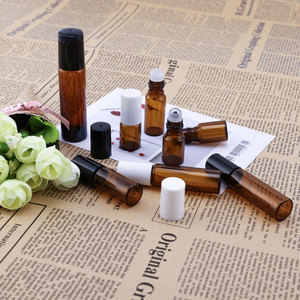 1มิลลิลิตร2มิลลิลิตร3มิลลิลิตร5มิลลิลิตร8มิลลิลิตร10มิลลิลิตรลูกกลิ้งขวดสีเหลืองอำพันที่ชัดเจนม้วนบนขวด/ขวด/ขวดแก้วสำหรับน้ำหอม - Product Image 6