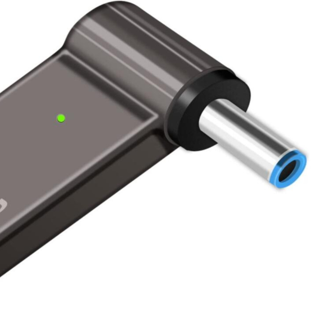 Type C to Male DC 4.5 X 3.0mm Barrel Jack Plug Converter 100W PD Power Charger Connector Tip for Probook Notebook