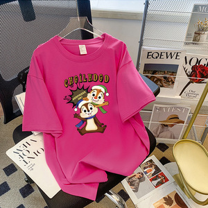 Camiseta gráfica informal de manga corta de talla grande para <span class=keywords><strong>mujer</strong></span>, camiseta con grafiti a la moda de verano 2023 - Product Image 3