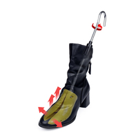 Support de chaussure réglable, civière, pratique en plastique, support de chaussure portable pour hommes