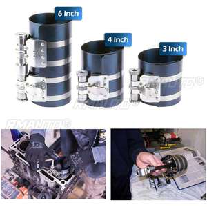 3'' 6''<b>Car</b> Engine Piston Ring Compressor Tool Installer Band Ratcheting 53mm-150mm Engine Ratchet Type <b>Clamp</b> Band Installer - Product Image 3