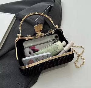 THK0245 vente en gros de pochettes de soirée pour femmes à la mode sac à main de fête sac à bandoulière avec chaîne sac à bandoulière - Product Image 3