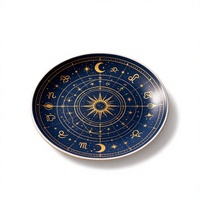 Service de table en céramique personnalisé, vaisselle en porcelaine fine, style minimaliste mystique, luxe moderne personnalisable