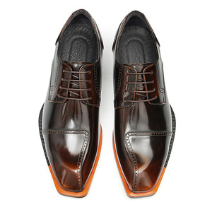 Zapatos de Hombre Retro Casuales de Cuero Genuino al por Mayor, Transpirables, Ligeros, de Piel de Vacuno, con Diseño de Ladrillo Tallado, Estilo Vintage - Product Image 5
