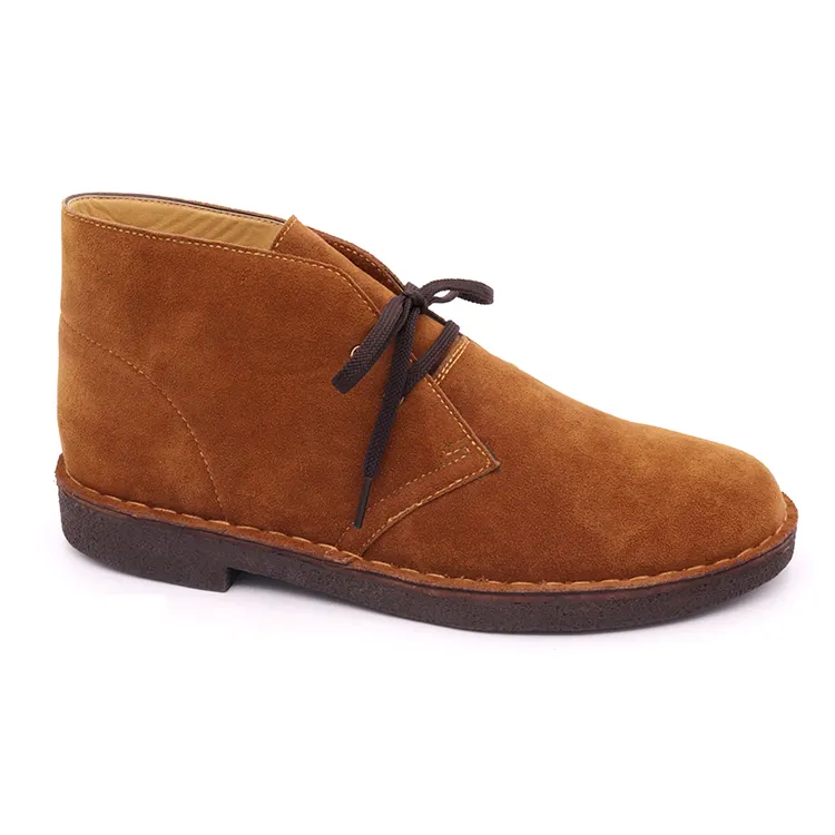 Wholesale Classic anti-slippery man Suede Leather Desert Boots