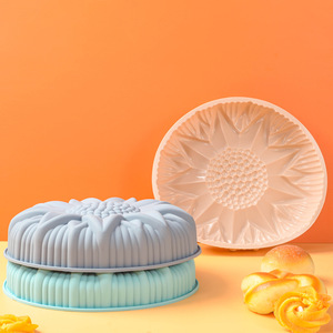 Kit de Moldes de Silicona Ecológicos para Hornear Pasteles y Jabones con Diseño de Girasol, Marca Leadcare LD-B0053, Venta al por Mayor - Product Image 4