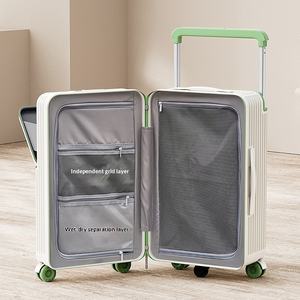 Nouvelle Valise Trolley 2025 en Néoprène à Roulettes, Grande Capacité, Ouverture Frontale, Verrouillable, Unisexe, pour Voyage - Product Image 3