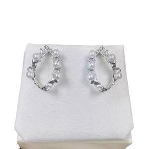 Accesorios de Plata de Ley 925 para Manualidades, Cuentas de Perlas de 3-4 mm con Soporte Hueco, Múltiples Cuentas para Joyería de Plata, Pendientes - Product Image 5