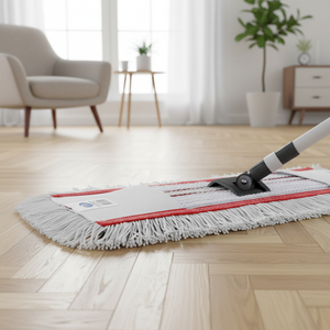 Mopa para Polvo Gizmop de 50 cm, Tela de Microfibra, Autoescurrible, Antibacteriana, Sostenible, Reutilizable, Duradera, de Rápida Absorción. Parquet - Product Image 3