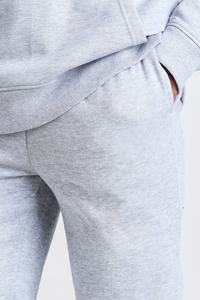 Wholesale <b>Plain</b> Jogging Long Sleeeve Slim Fit Sweat Suit High Quality Lite <b>Grey</b> Tracksuit Streetwear Sweat suit for <b>men</b> - Product Image 2