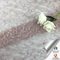 Tissu en dentelle suisse creuse sur mesure en gros, 100% polyester, dentelle française en tulle nigérian pour robe de soirée de mariage