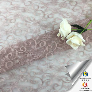 Tissu en dentelle <span class=keywords><strong>suisse</strong></span> creuse sur mesure en gros, 100% polyester, dentelle française en tulle nigérian pour robe de soirée de mariage - Product Image 4