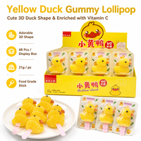 Vente en gros de sucettes gélifiées multicolores en forme de pièces, emballées individuellement, boîte de 100 pièces, saveurs de fruits mélangées, bonbons mous pour enfants