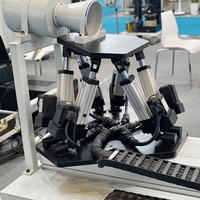 Plataforma de Movimiento de Alta Precisión de 6 Grados de Libertad Directa de Fábrica, Carga Útil Personalizada de 0.05-200 Toneladas, Simulación de Hexápodo Servo para Sistemas