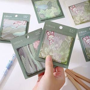 HengXin Creative School Supplies Sticky Note Kawaii Stationery 3*3inch Self-adhesive Memo <b>Pad</b> - Product Image 3