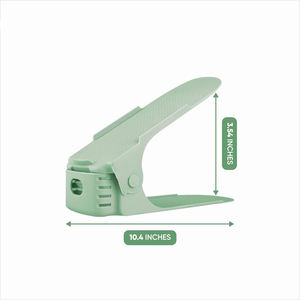 Support de rangement pour chaussures en gros, étagère double niveau pour organisation de placard, empilable et réglable, gain de place - Product Image 2