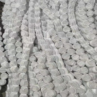 Pabrik Grosir Kain Nonwoven Spunbond PP Bahan Baku Putih 50-70gsm untuk Pegas Sofa