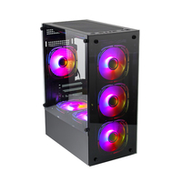 Manmu Aluminum Alloy Computer Case Gaming Computer Case & Tower Computer Cabinet Gaming Pcs Case