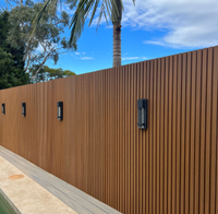 Beaux panneaux muraux 3D WPC pour intérieur extérieur facile à installer propre pour les intérieurs écoles salons hôtels extérieur décor en bois