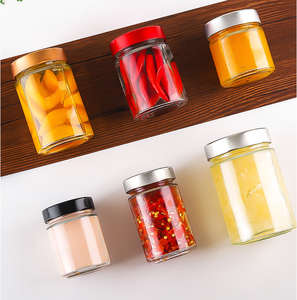 Iso9001 Cấp Thực Phẩm Vòng <span class=keywords><strong>100Ml</strong></span> 150Ml 180Ml 220Ml 280Ml 380Ml 500Ml Mứt Mật Ong Thạch Lọ Thủy Tinh Có Nắp Đậy - Product Image 1