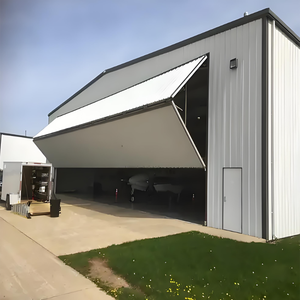 संरचनात्मक पूर्वनिर्मित गैल्वेनाइज्ड स्टील फ्रेम हैंगर गोदाम शेड भवन - Product Image 2