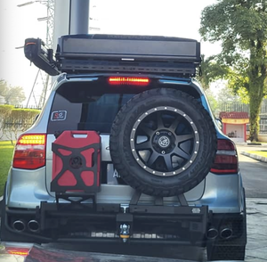 Pare-chocs arrière <span class=keywords><strong>Porche</strong></span> <span class=keywords><strong>Cayenne</strong></span> 957 avec porte-pneus et tambour d'huile tout-terrain - Product Image 4