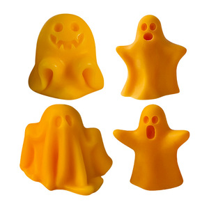 Moule à bougie en silicone DIY en forme de fantôme pour Halloween – Outil amusant pour gâteaux parfumés pour fête de la Toussaint - Product Image 5