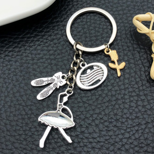 Porte-clés en alliage métallique Vente en gros de chaussures de ballet Porte-clés de ballerine Cadeaux de danseuse pour femmes et filles - Product Image 4