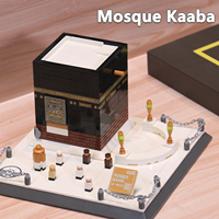 Wange 4226 Modèle de la Mosquée Kaaba en Arabie Saoudite, Scène Urbaine Architecturale, Blocs de Construction, Briques, Jouet pour Enfants, Unisexe
