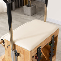 Chaise de Pilates Chêne Wunda Chaise Home Studio Exercice Pilates Chaise Ressorts