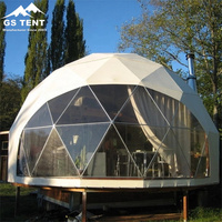 Tente extérieure de camping en PVC, 2x6m, dôme, maison de Glamping, géomantique, couverture de toit pour hôtel