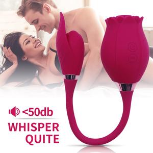 Juguete sexual <span class=keywords><strong>erótico</strong></span> para mujeres, vibrador Sexy de flores rosas, <span class=keywords><strong>succionador</strong></span> de clítoris y estimulador del punto G, masturbador femenino para mujeres - Product Image 5