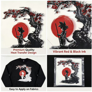 ลายพิมพ์รีดร้อนลายการ์ตูนดราก้อนบอลสำหรับตกแต่งเสื้อผ้า - Product Image 4