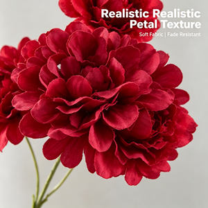 Al por mayor: Hilera de flores artificiales de la serie roja <span class=keywords><strong>para</strong></span> decoración de escenarios de bodas chinas, banquetes y fiestas, con diseño floral simulado <span class=keywords><strong>para</strong></span> el suelo. - Product Image 1